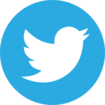 logo twitter en azul