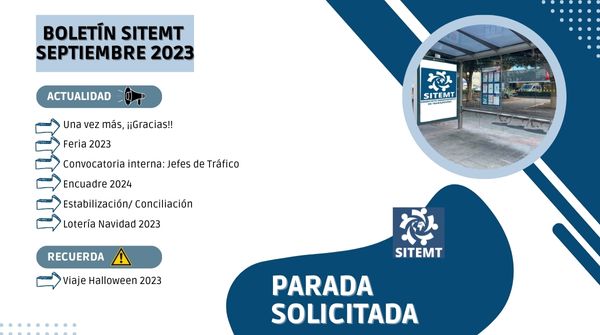 parada solicitada septiembre 2023