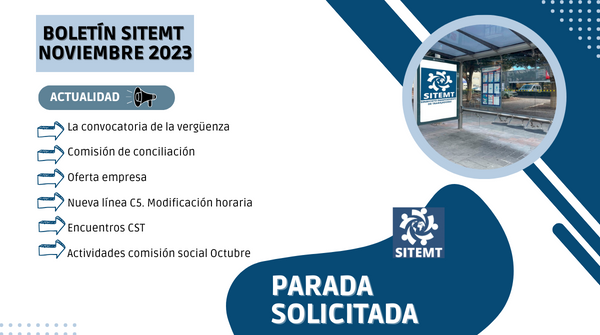 boletín parada solicitada noviembre 2023