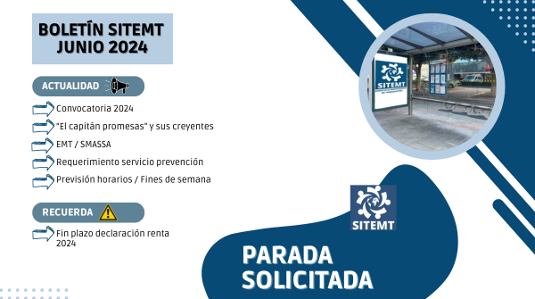 Boletín parada solicitada junio 2024