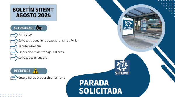 parada solicitada agosto 2024