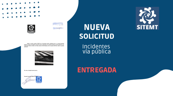 SOLICITUD ARREGLO ARQUETA CMNO. SAN RAFAEL