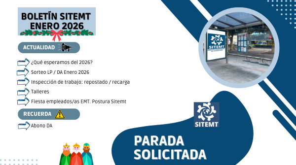 ¡Parada Solicitada Enero 2026!