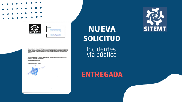 Solicitud Reparación Calzada Linea 2