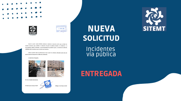 Solicitud cambio ubicación de paso de peatones Avd. Barcelona.