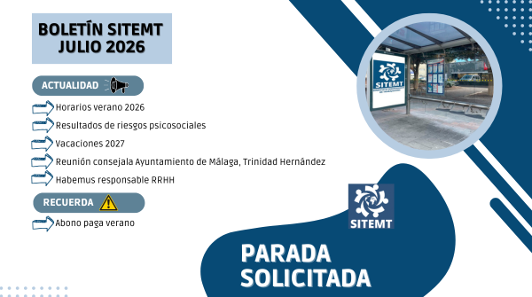 ¡Parada Solicitada Julio 2026!