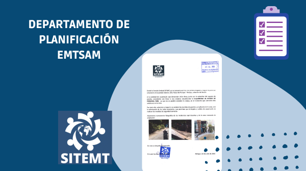 Solicitud recrecimiento acerado Linea A