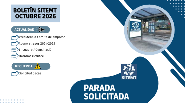 ¡Parada Solicitada Octubre 2026!